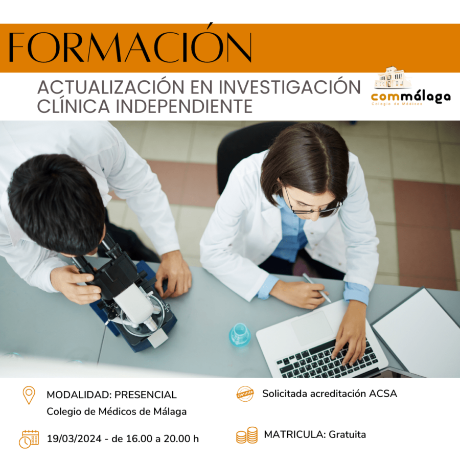 Actualización en Investigación Clínica Independiente | 19 de marzo