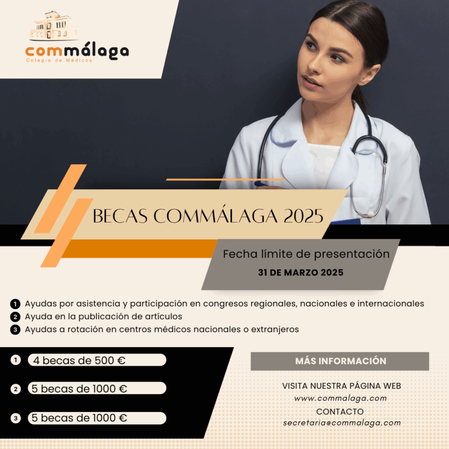 Becas Commálaga 2025: publicación del listado de ganadores