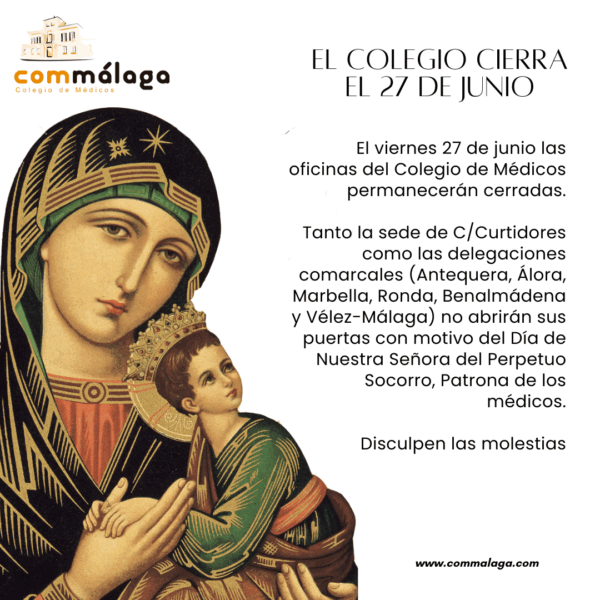 El viernes 27 de junio cerramos nuestras oficinas