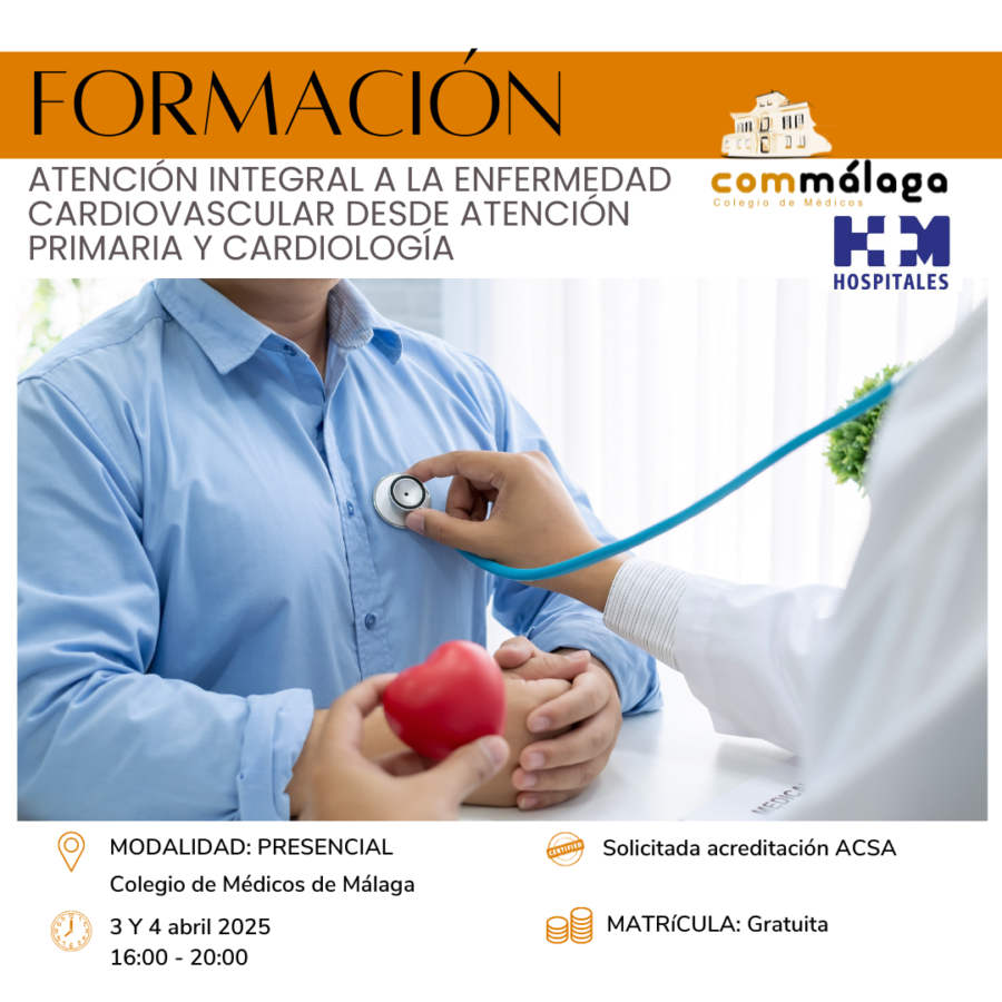 Atención integral a la enfermedad cardiovascular desde AP y Cardiología | 3-4 de abril