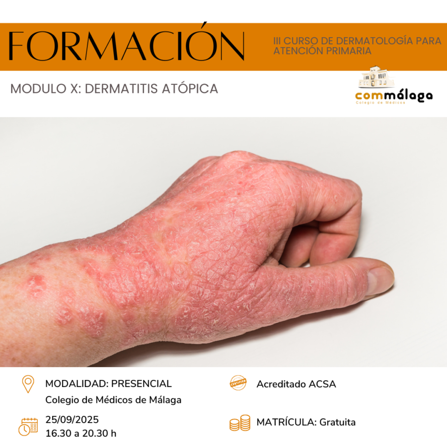 Módulo X: Dermatitis atópica. Dermatitis de contacto | 25 de septiembre
