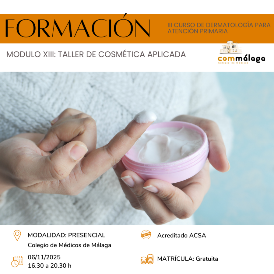 Módulo XIII: Taller de Cosmética Aplicada | 6 de noviembre