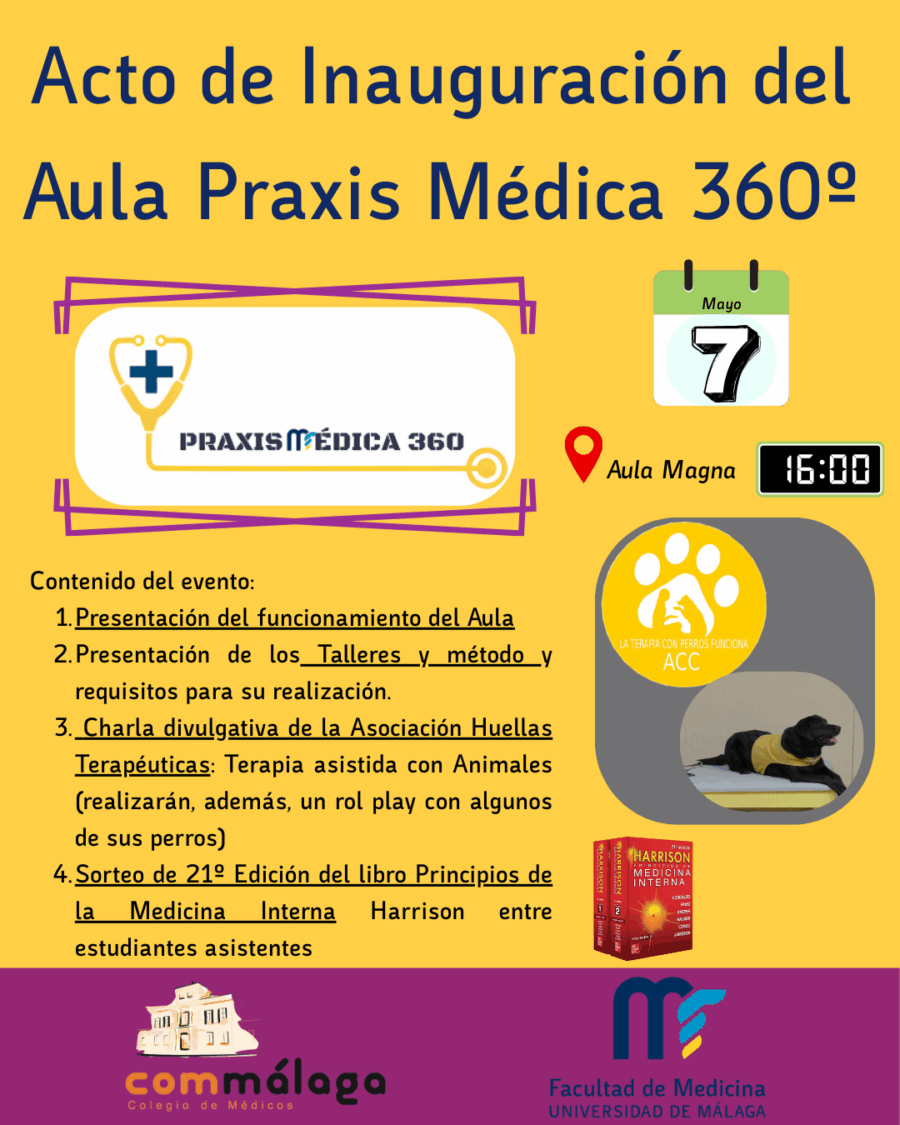 Acto de inauguración del Aula Praxis Médica 360º | 7 de mayo