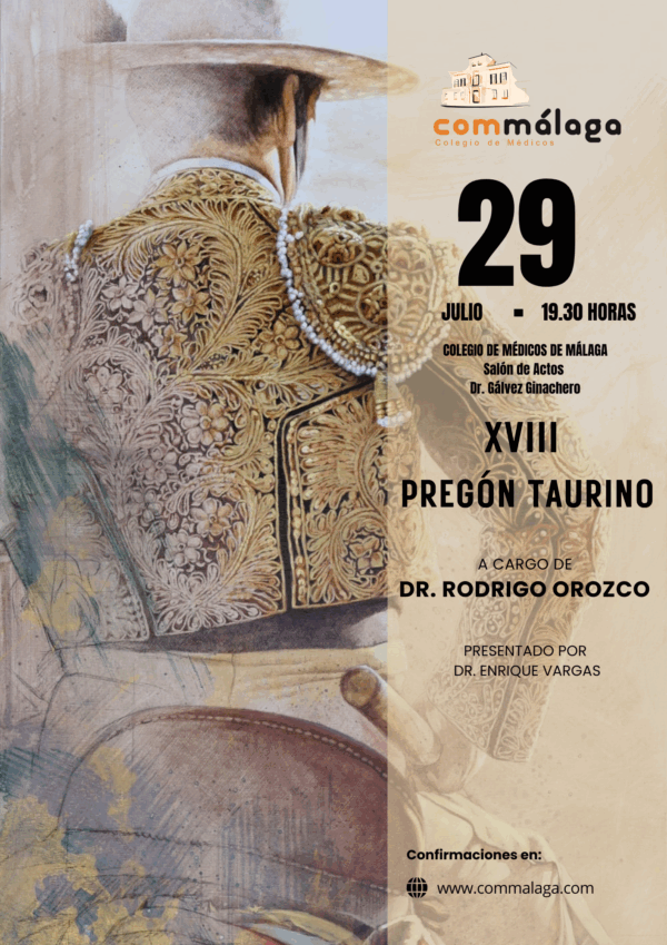 El Dr. Rodrigo Orozco dará el Pregón Taurino el 29 de julio