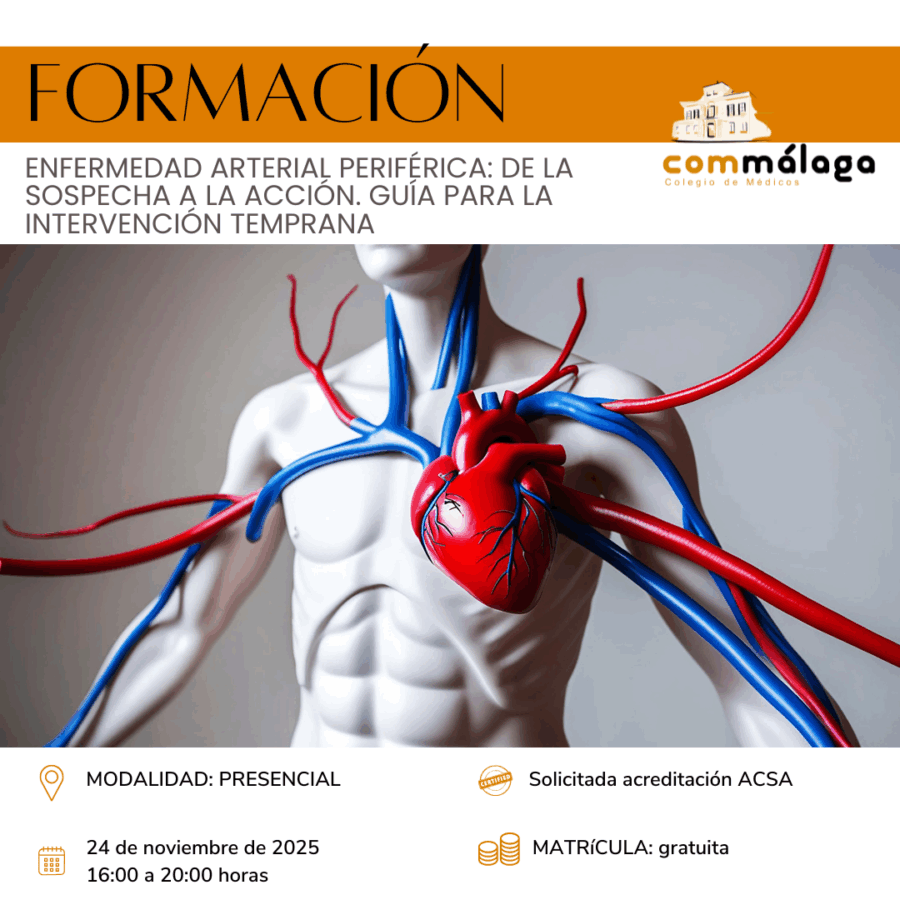 Enfermedad arterial periférica: de la sospecha a la acción. Guía para la intervención temprana | 24 de noviembre