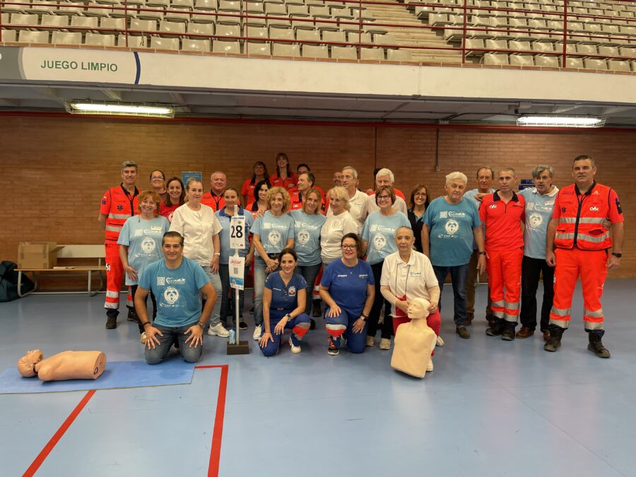 El Colegio de Médicos colabora en el cardiomaratón de RCP en el que participan más de 1300 jóvenes