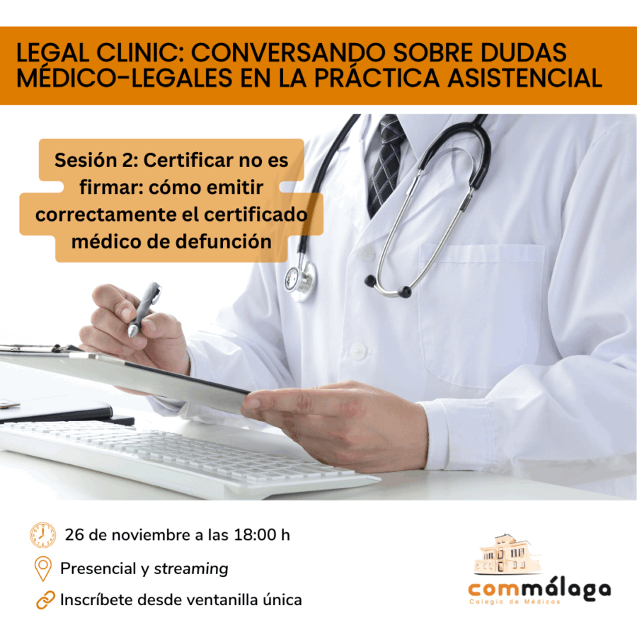 Cómo emitir correctamente el certificado médico de defunción | Legal Clinic | 26 de noviembre