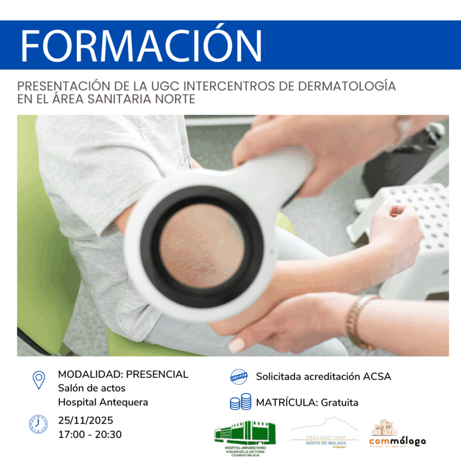 Presentación de la UGC intercentros de dermatología en AGS Norte | 25 de noviembre