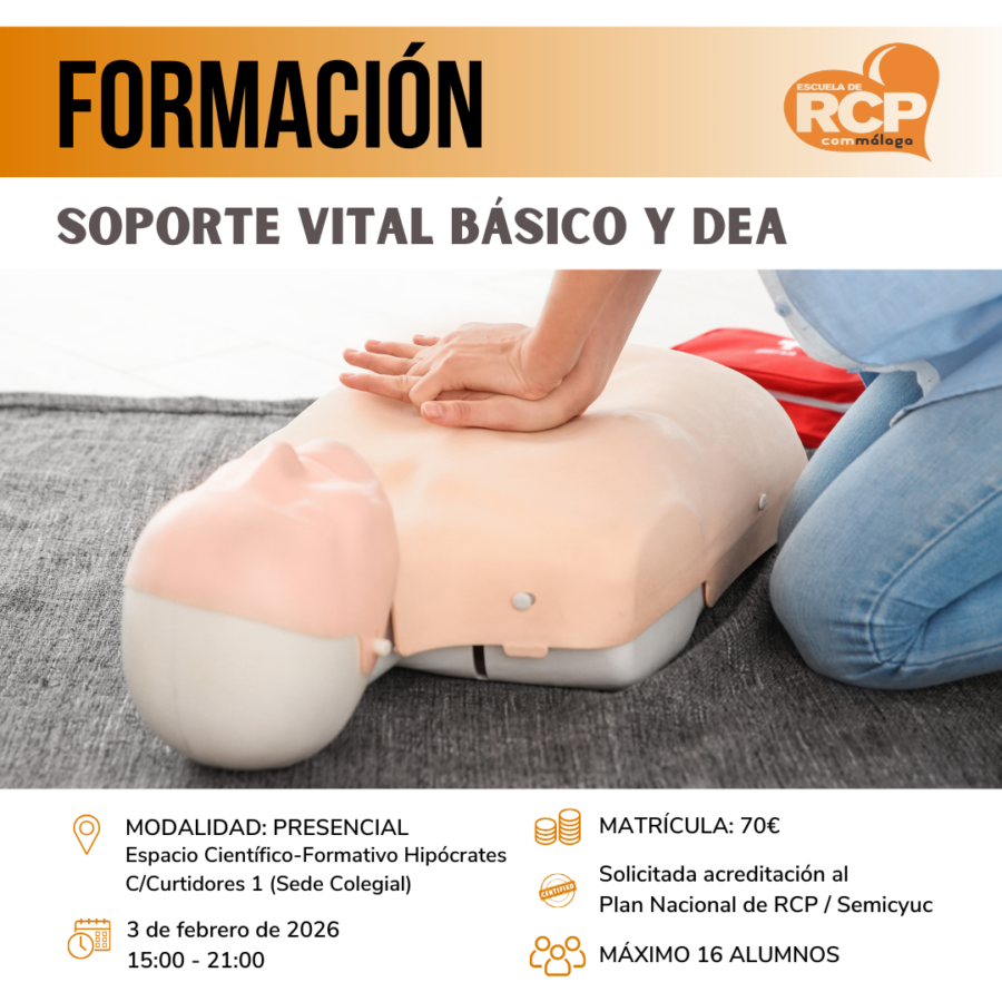 Curso de Soporte Vital Básico (SVB) y DEA | 3 de febrero