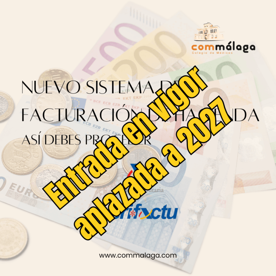 Aplazada la entrada en vigor del nuevo sistema de facturación de Hacienda