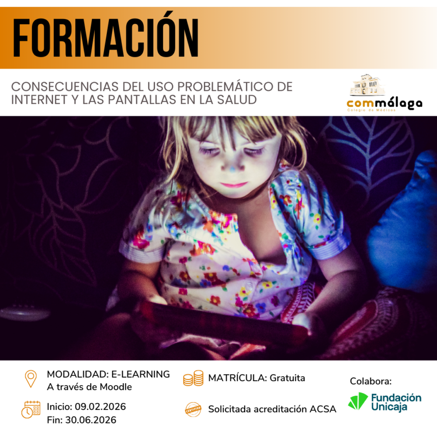 Consecuencias del uso problemático de internet y las pantallas en la salud | 9 de febrero a 30 de junio 2026