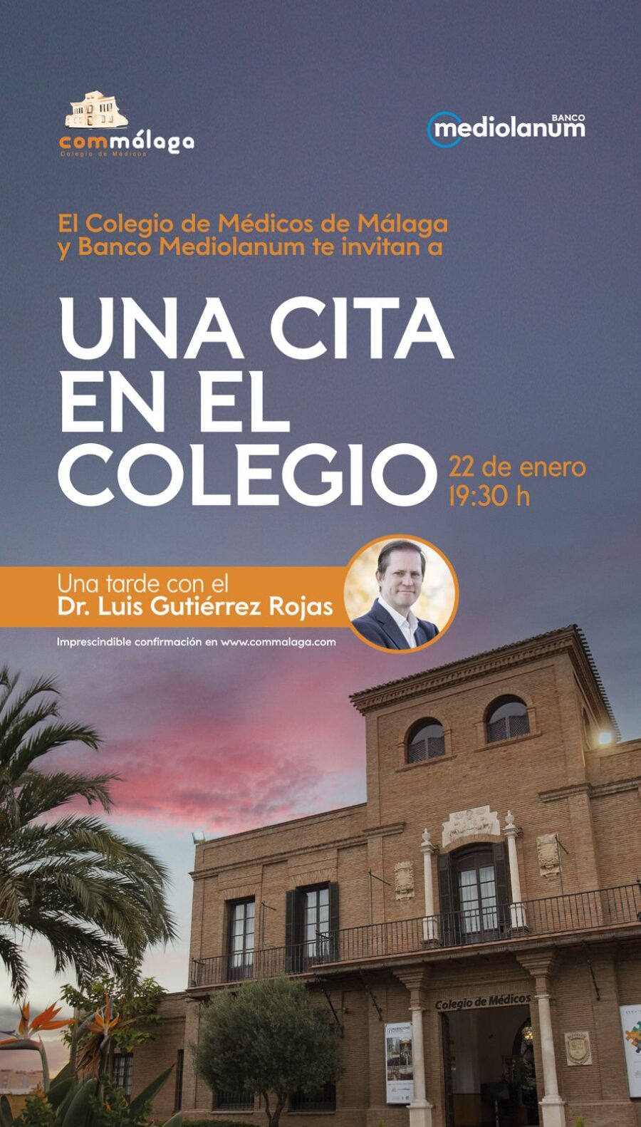 Conferencia del psiquiatra Dr. Luis Gutiérrez Rojas | 22 de enero