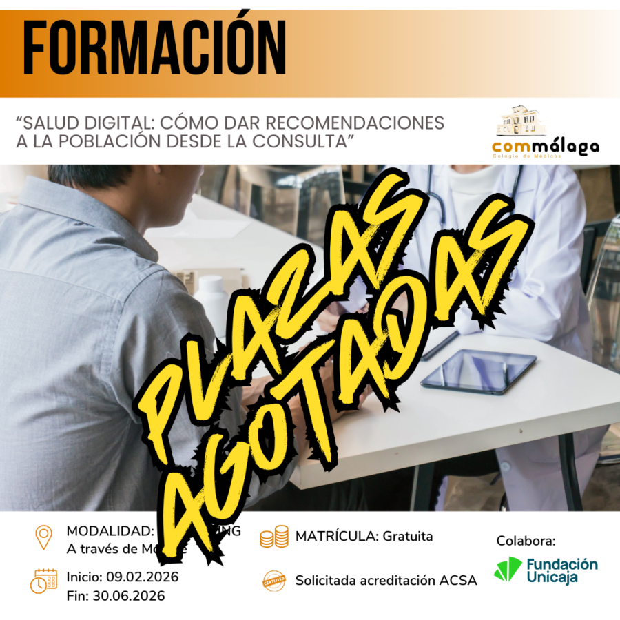 Salud Digital: Cómo dar recomendaciones a la población desde la consulta | 9 de febrero a 30 de junio 2026