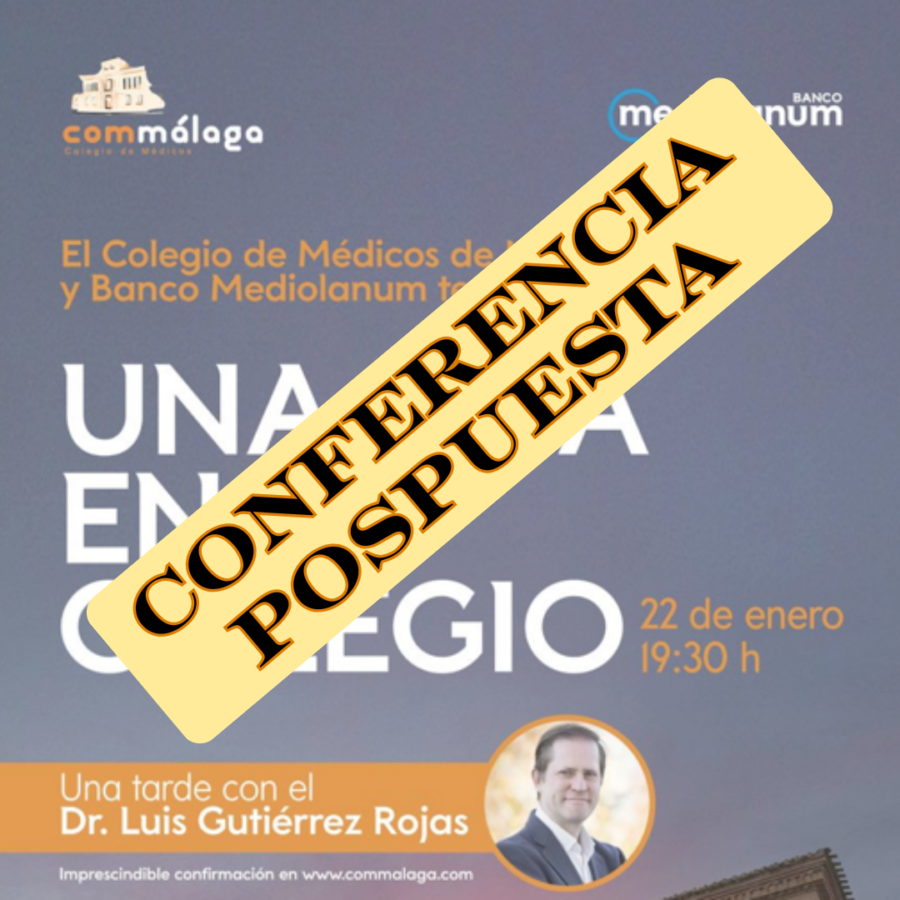 Se pospone la conferencia del psiquiatra Dr. Luis Gutiérrez Rojas | Luto oficial