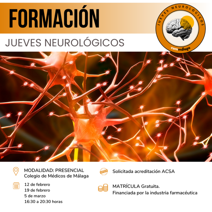 Jueves Neurológicos. Nuevos enfoques en enfermedades neurodegenerativas: movimiento, cognición y función vital | 12 de febrero a 5 de marzo 2026