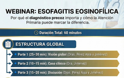 Webinar sobre Esofagitis eosinofílica | 3 de marzo