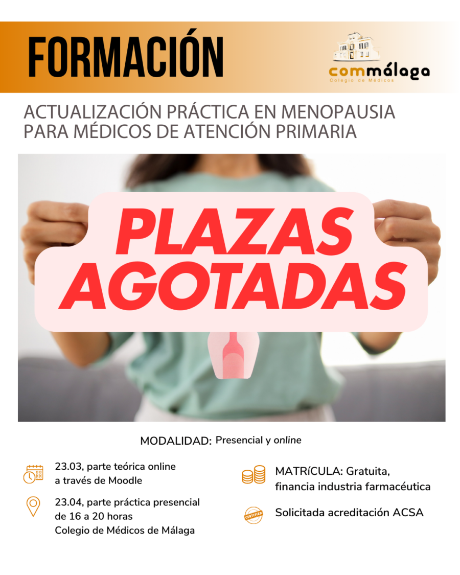 Actualización práctica en menopausia para médicos de Atención Primaria | PLAZAS AGOTADAS