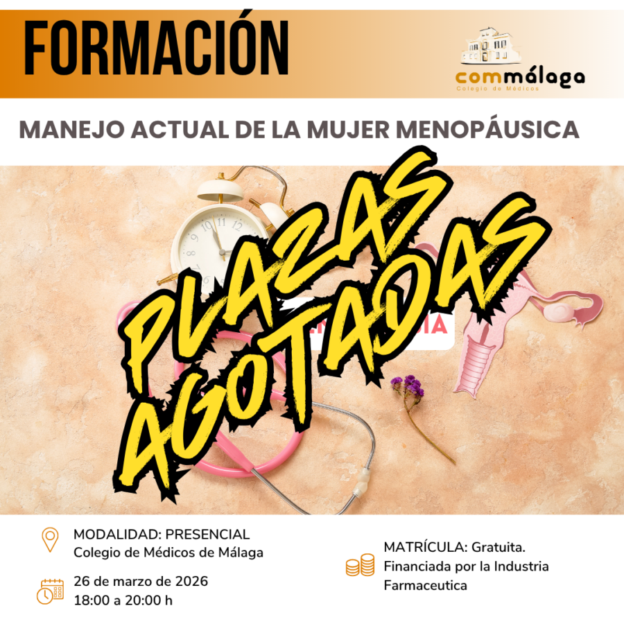 PLAZAS AGOTADAS | Manejo actual de la mujer menopáusica | 26 de marzo