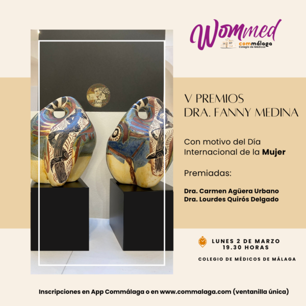 V Premios Dra. Fanny Medina a las Dras. Carmen Agüera y Lourdes Quirós | 2 de marzo