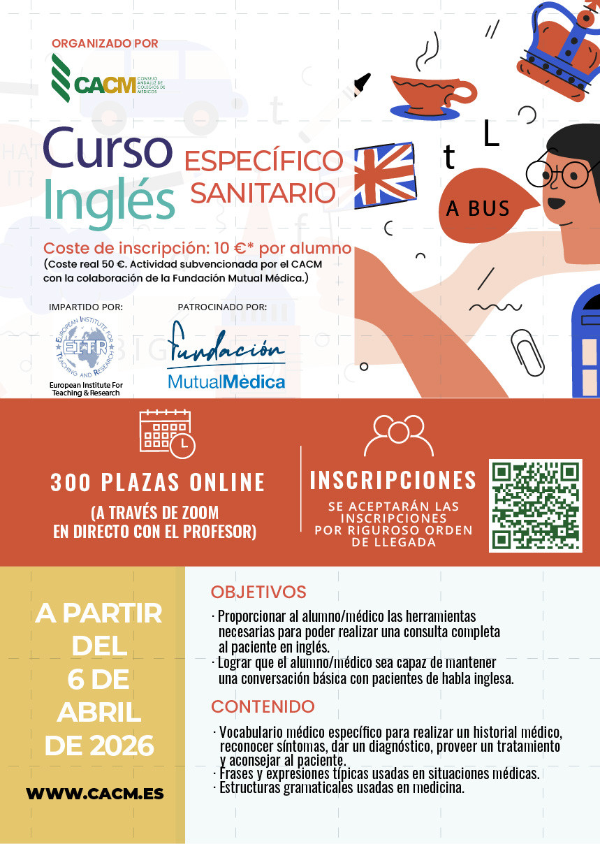 Curso de Inglés Específico Sanitario CACM | online
