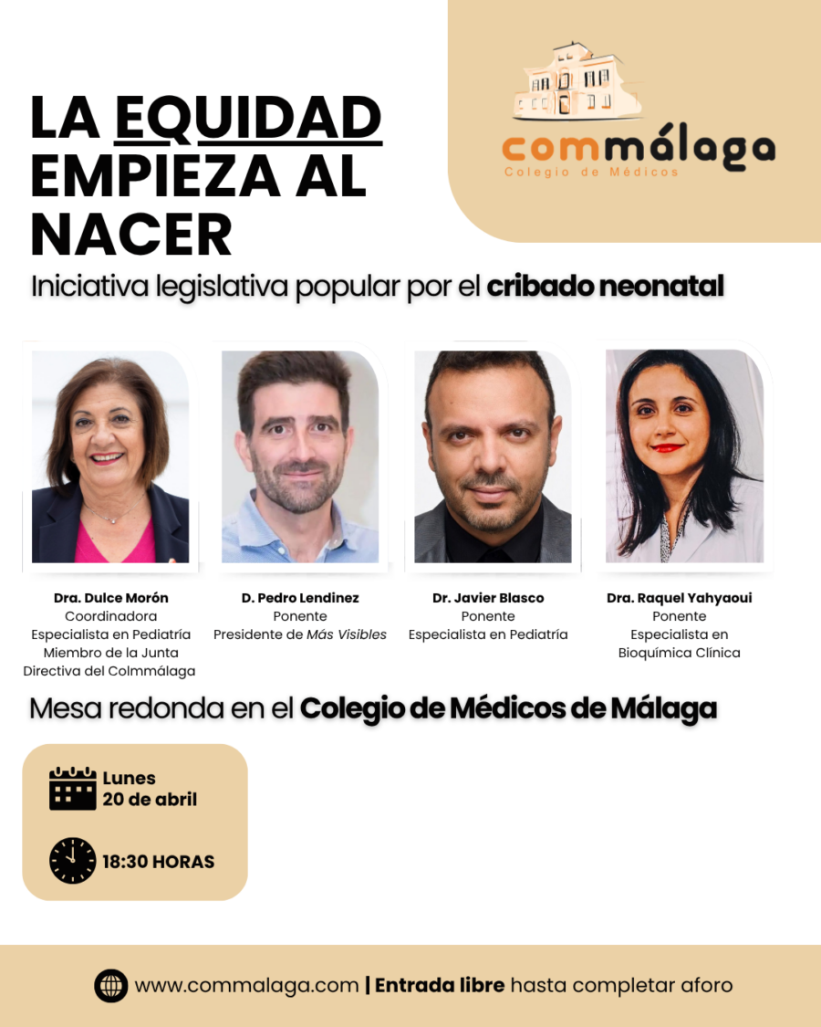 Mesa redonda sobre la iniciativa legislativa popular por el cribado neonatal | 20 de abril