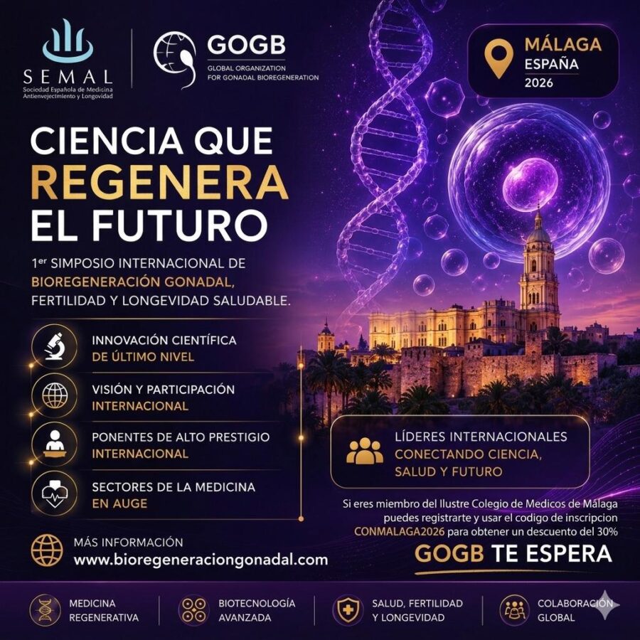 I Simposio Internacional de Bioregeneración Gonadal, Fertilidad y Longevidad Saludable | 5-6 junio