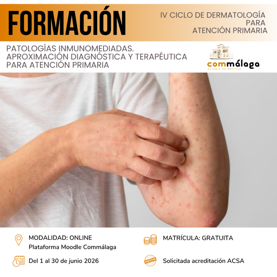 Patologías Inmunomediadas | IV Ciclo de dermatología para AP | 1 al 30 de junio