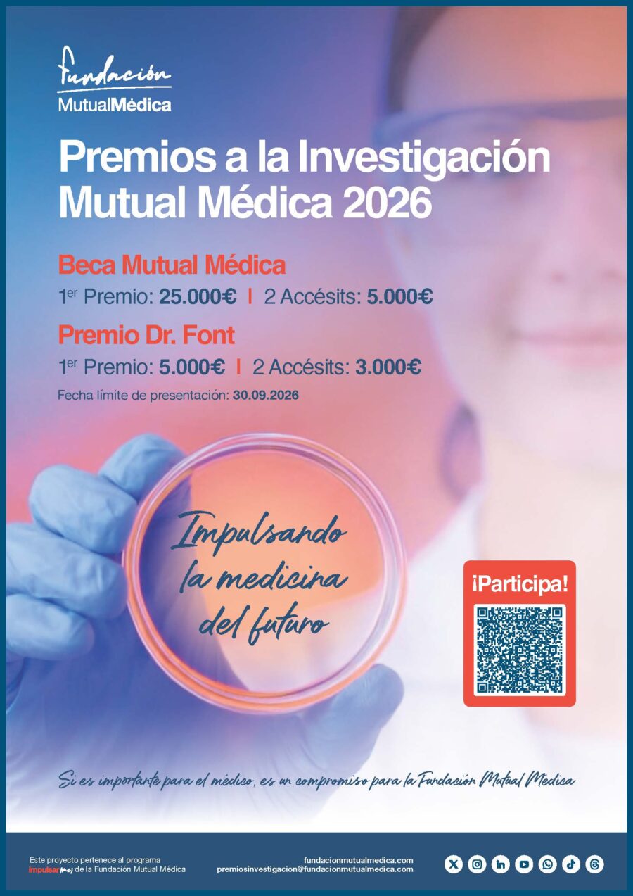 La Fundación Mutual Médica abre el plazo para optar a sus XXXVI Premios a la Investigación