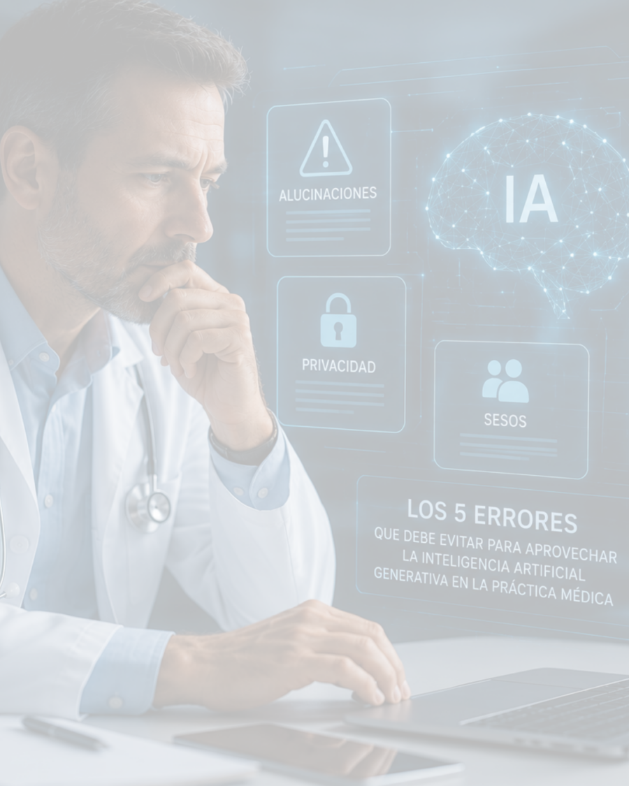 El médico aumentado: los 5 errores que debe evitar para dominar la IA generativa | 24 de septiembre