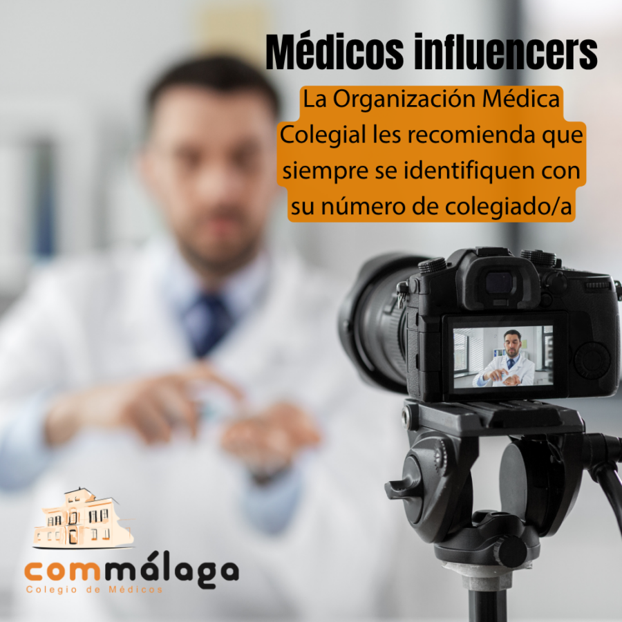 La OMC recomienda a los médicos influencers que se identifiquen con su número de colegiado