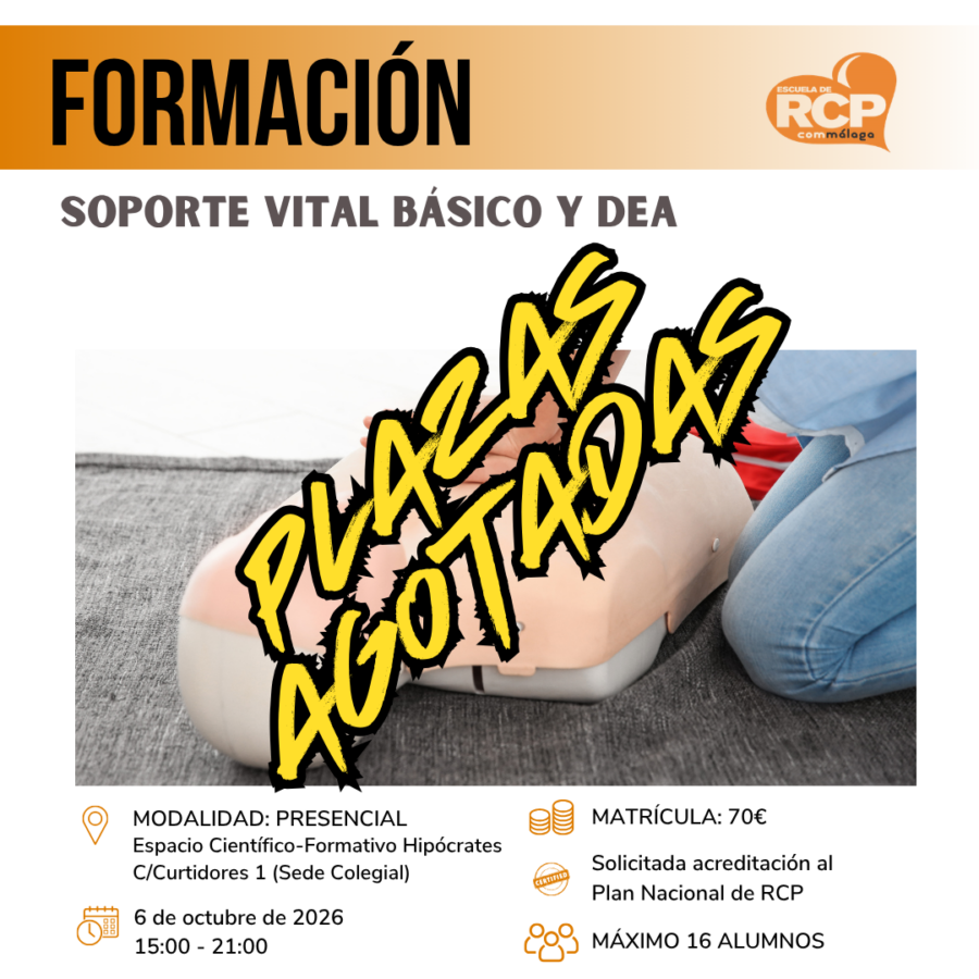 PLAZAS AGOTADAS | Curso de Soporte Vital Básico (SVB) y DEA