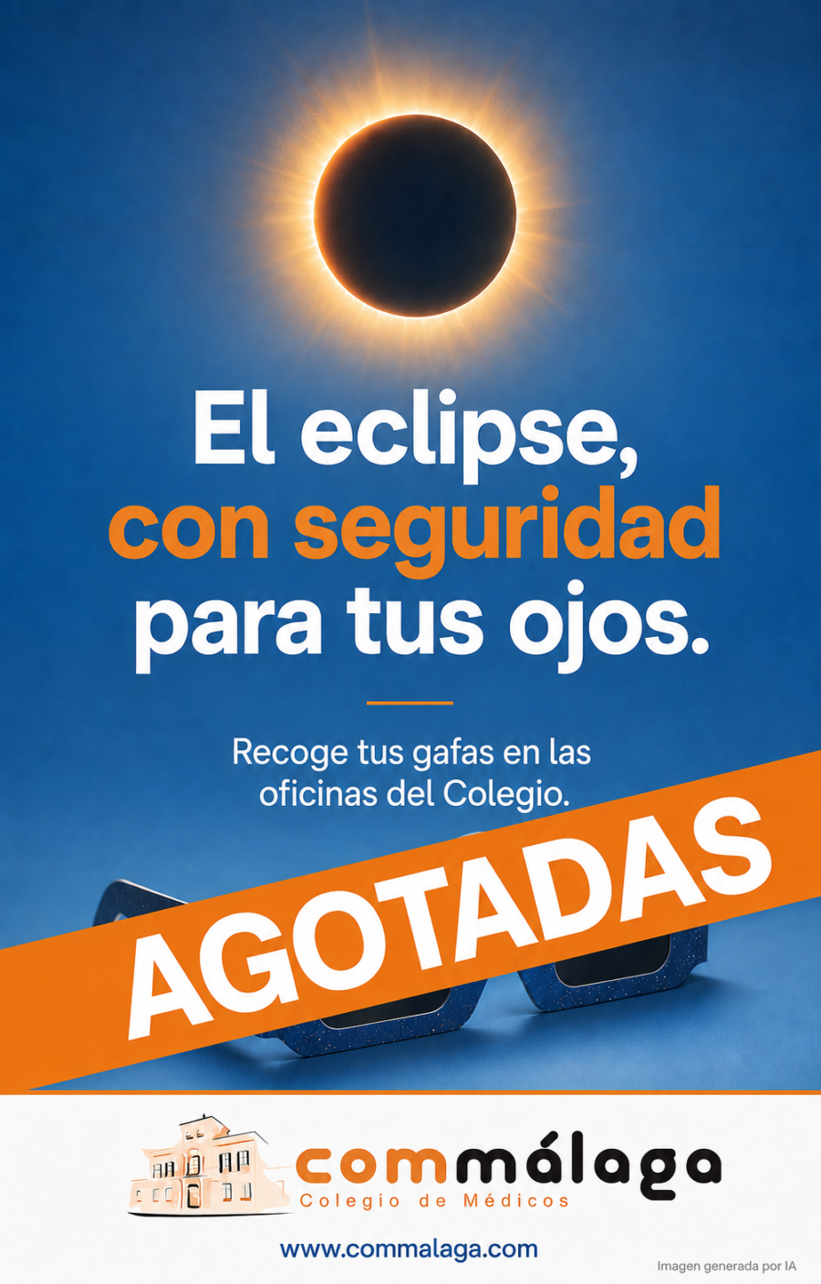 Agotadas las gafas gratuitas para observar con seguridad el eclipse