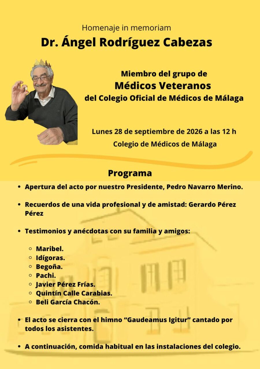 Próximas actividades organizadas por los médicos veteranos