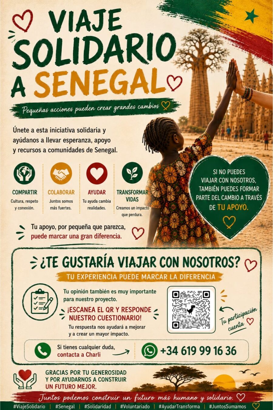 Se necesitan médicos/as para viaje solidario a Senegal