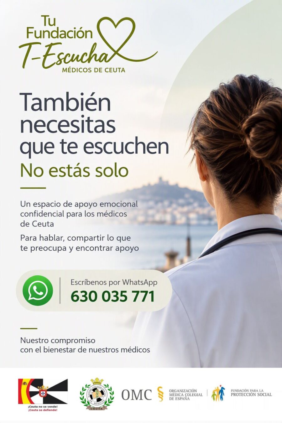 La Fundación para la Protección Social refuerza el apoyo a los médicos de Ceuta